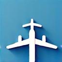 Airplane icon representing flight bookings